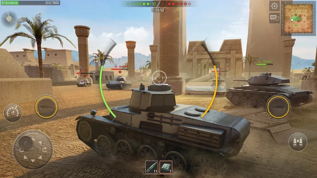 Battle Tanks: Tank Games WW2 (Бэтл Тэнкс)  [МОД Menu] Screenshot 3