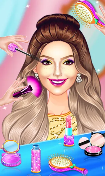 Makeup idol:Doll makeover 2024 (Роял Долл)  [МОД Бесконечные деньги] Screenshot 2