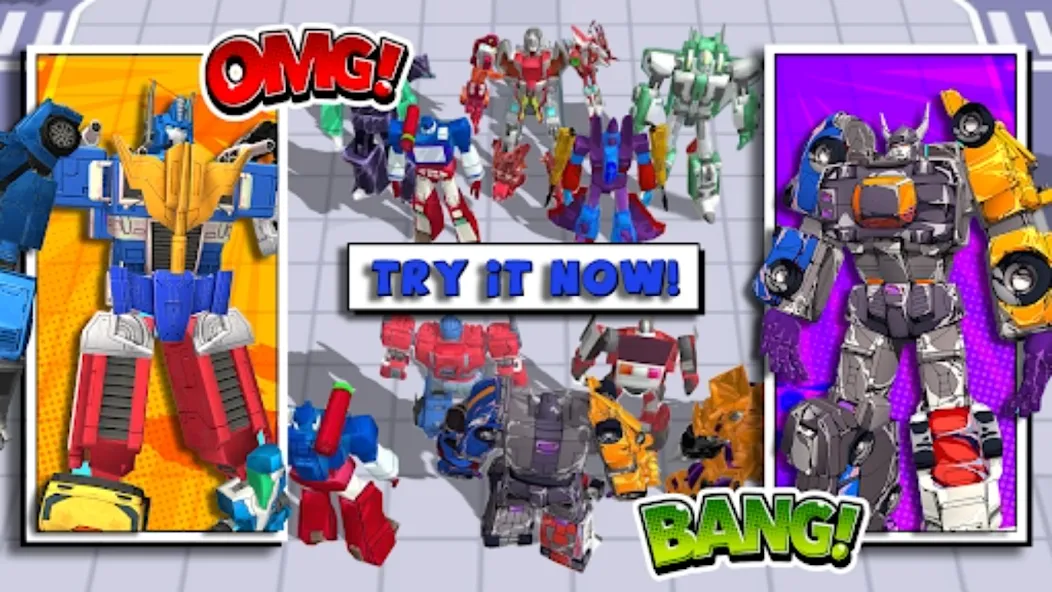 Superhero Robot Monster Battle  [МОД Mega Pack] Screenshot 1