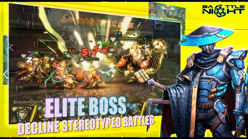 Battle Night: Cyberpunk RPG (Бэтл Найт)  [МОД Бесконечные деньги] Screenshot 2