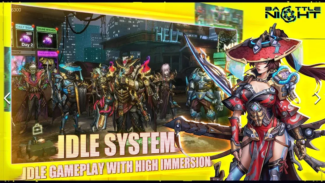 Battle Night: Cyberpunk RPG (Бэтл Найт)  [МОД Бесконечные деньги] Screenshot 4