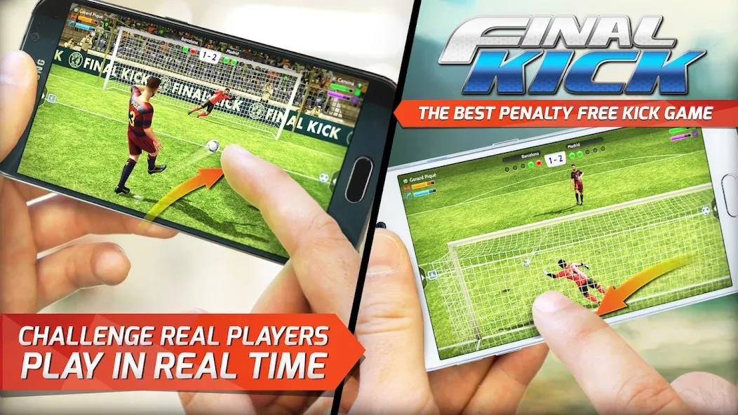 Final Kick: Online Soccer (Финаль кик)  [МОД Unlimited Money] Screenshot 3