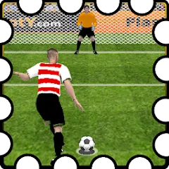 Взломанная Penalty Shooters Football Game  [МОД Mega Pack] - стабильная версия apk на Андроид