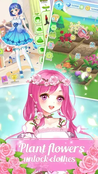 Dream Flower Dressup  [МОД Меню] Screenshot 3