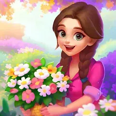 Взломанная Dream Flower Dressup  [МОД Меню] - полная версия apk на Андроид