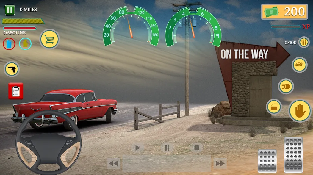 Long Road Trip Games Car Drive  [МОД Menu] Screenshot 1