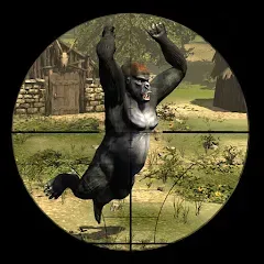 Взлом Gorilla Hunter: Hunting games (Горилла Хантер)  [МОД Меню] - последняя версия apk на Андроид