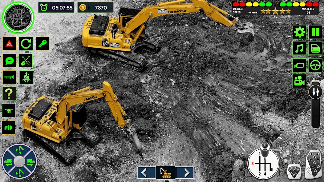 Real Road Construction Games (Реал Роад Конструкшн Геймс)  [МОД Menu] Screenshot 3