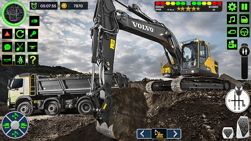 Real Road Construction Games (Реал Роад Конструкшн Геймс)  [МОД Menu] Screenshot 4