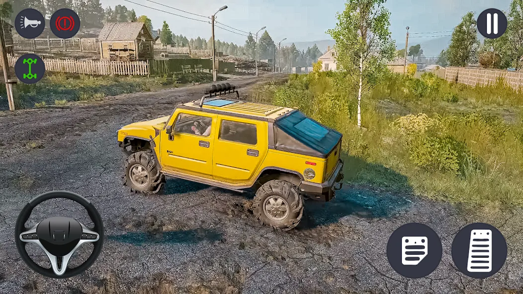 4x4 Jeep Offroad Car Driving (Джип Оффроуд Автомобиль Вождения)  [МОД Бесконечные деньги] Screenshot 5