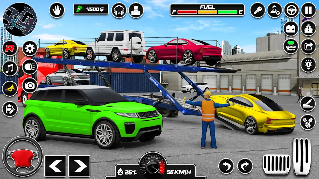 Car Transporter 3d:Truck Games  [МОД Много монет] Screenshot 3