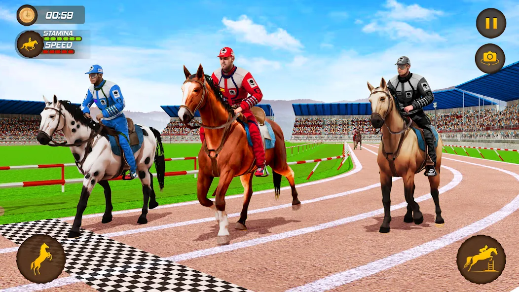 Horse Racing Game: Horse Games  [МОД Unlocked] Screenshot 2