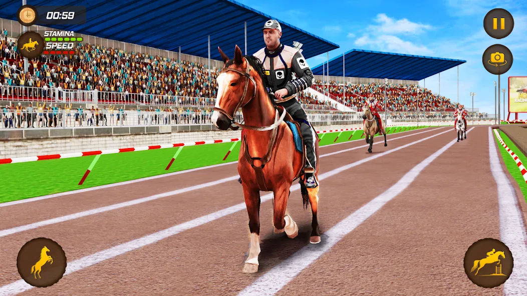 Horse Racing Game: Horse Games  [МОД Unlocked] Screenshot 3