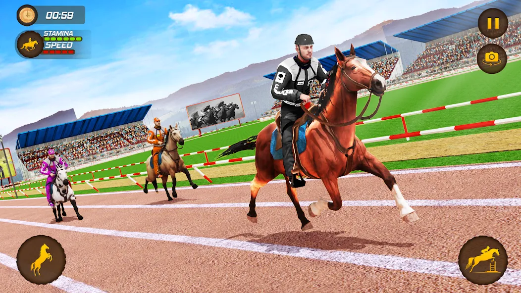 Horse Racing Game: Horse Games  [МОД Unlocked] Screenshot 4