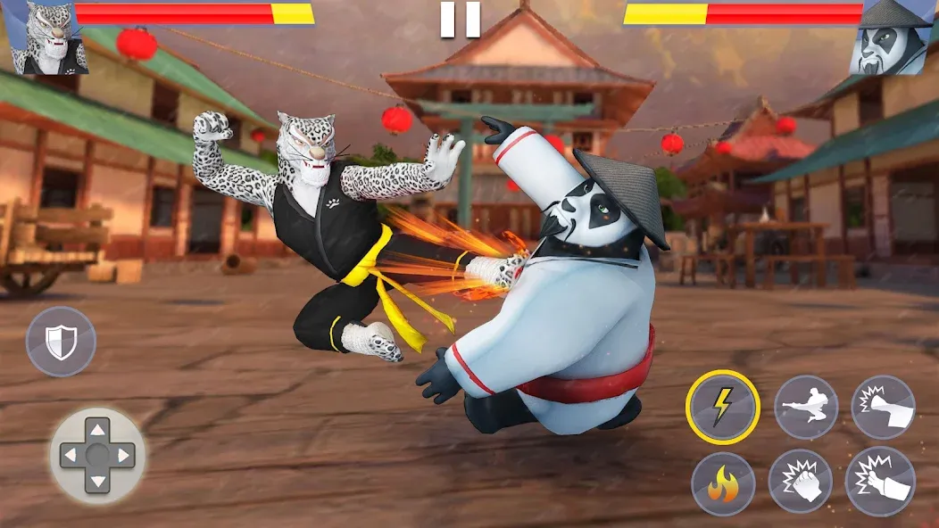 Kung Fu Animal: Fighting Games (Кунгфу животное)  [МОД Все открыто] Screenshot 2