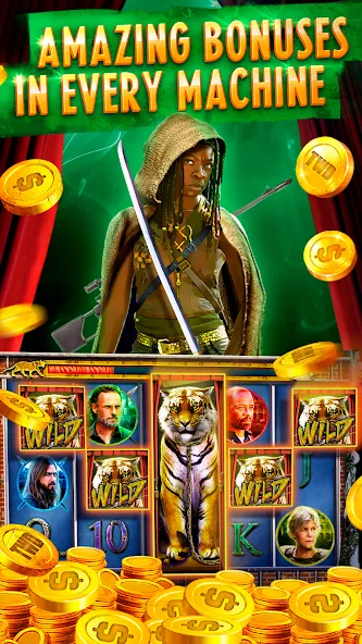 The Walking Dead Casino Slots (Зе Вокинг Дед Казино Слотс)  [МОД Unlocked] Screenshot 4