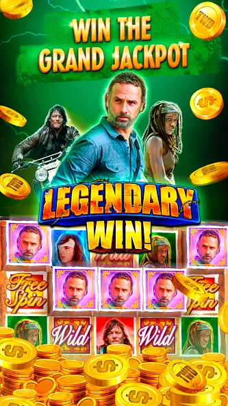 The Walking Dead Casino Slots (Зе Вокинг Дед Казино Слотс)  [МОД Unlocked] Screenshot 5