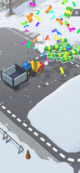 Snow shovelers - simulation (Сноубордисты)  [МОД Меню] Screenshot 3