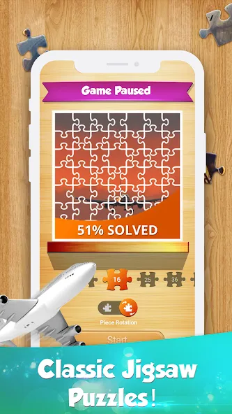 Jigsaw Go - Classic Jigsaw Puz (Джигсоу Го)  [МОД Menu] Screenshot 2