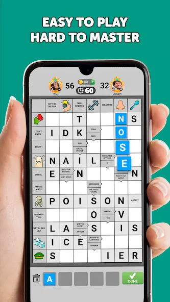 Wordgrams - Crossword & Puzzle (Вордграмс)  [МОД Бесконечные деньги] Screenshot 2