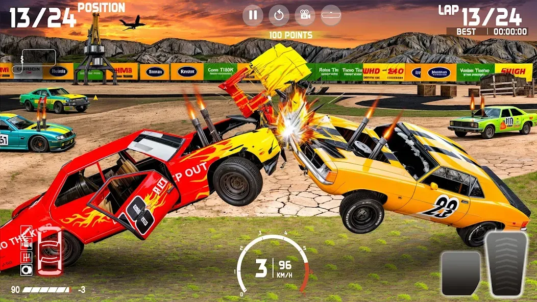 Demolition Derby: Car Games  [МОД Много монет] Screenshot 1