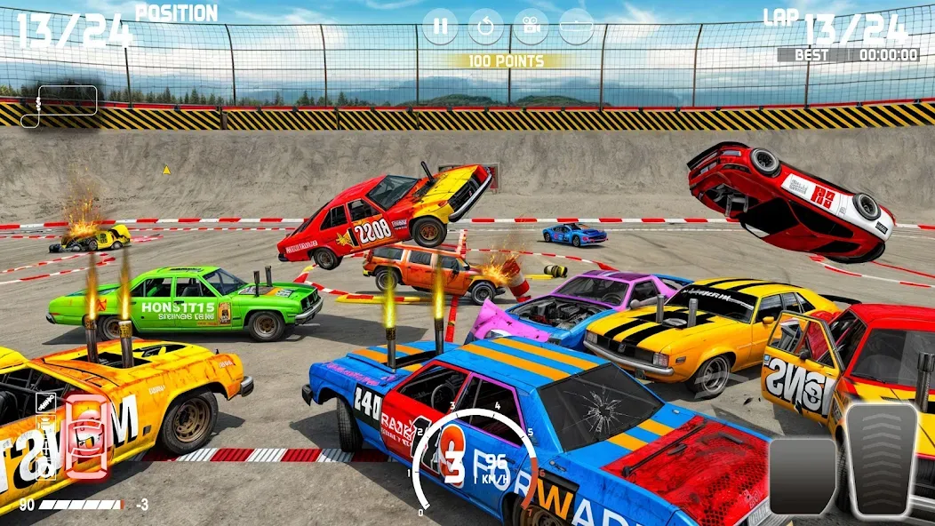 Demolition Derby: Car Games  [МОД Много монет] Screenshot 2