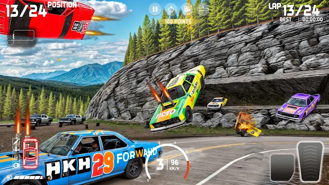 Demolition Derby: Car Games  [МОД Много монет] Screenshot 3