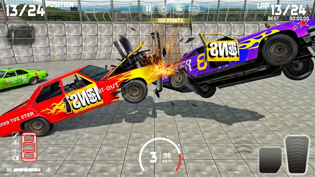 Demolition Derby: Car Games  [МОД Много монет] Screenshot 5