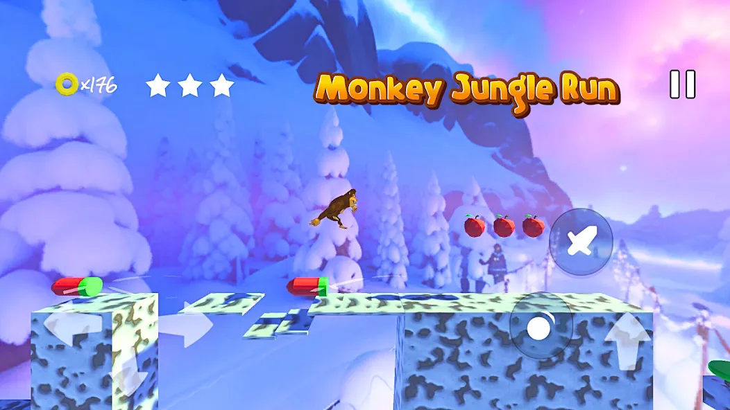 Monkey jungle run kong gorilla  [МОД Menu] Screenshot 4