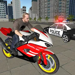 Взлом Bike Driving: Police Chase  [МОД Mega Pack] - стабильная версия apk на Андроид