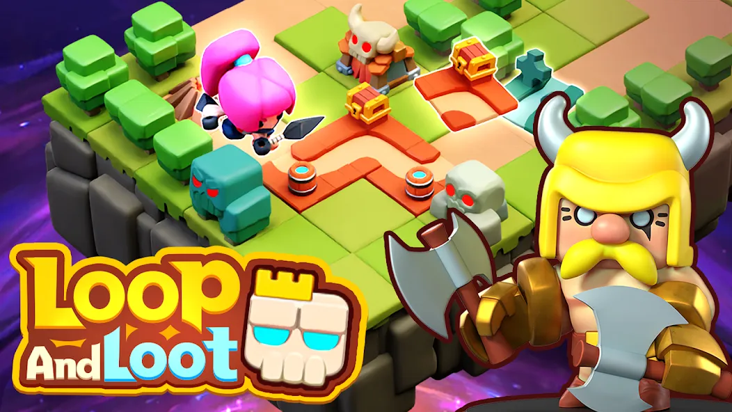 Loop & Loot™: Merge RPG (Покет Квест)  [МОД Unlimited Money] Screenshot 1