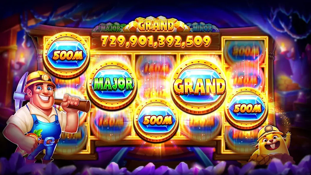 Jackpot Wins - Slots Casino (Джекпот Винс)  [МОД Много монет] Screenshot 2