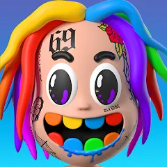 Скачать взлом 6ix9ine Runner (икс9айн Раннер)  [МОД Mega Pack] - последняя версия apk на Андроид