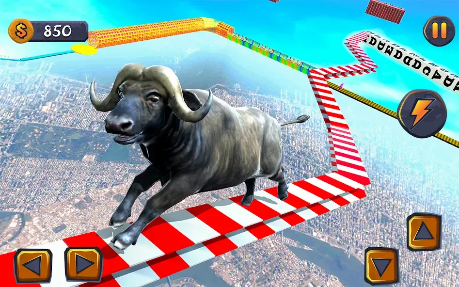 Epic Cow Ramp Rush Run Game  [МОД Unlocked] Screenshot 4