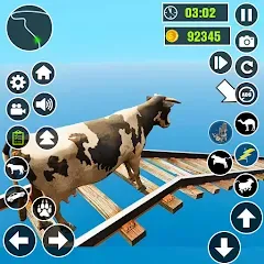 Скачать взлом Epic Cow Ramp Rush Run Game  [МОД Unlocked] - последняя версия apk на Андроид