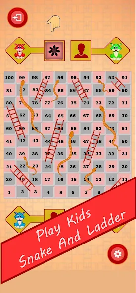 Kids Snake and Ladder (Кидз Снейк энд Лэддер)  [МОД Меню] Screenshot 1