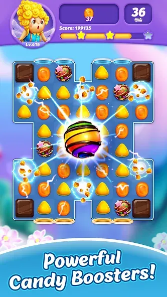 Candy Charming - Match 3 Games (энди Чарминг)  [МОД Бесконечные деньги] Screenshot 2