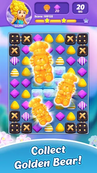 Candy Charming - Match 3 Games (энди Чарминг)  [МОД Бесконечные деньги] Screenshot 3