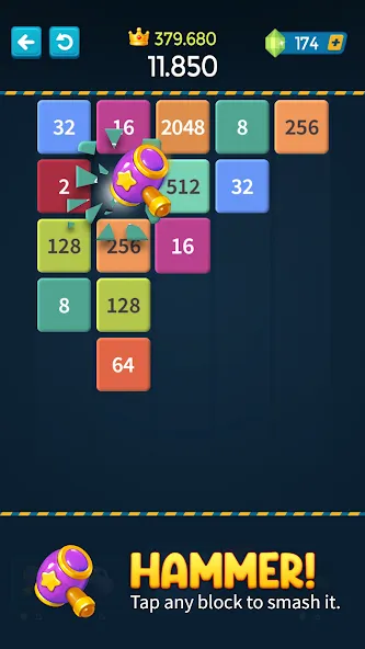 1M - Merge Number Block Puzzle  [МОД Меню] Screenshot 3