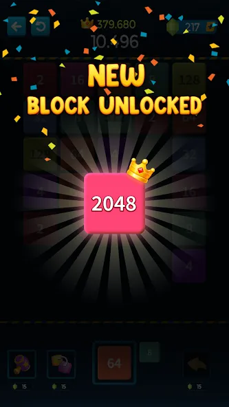 1M - Merge Number Block Puzzle  [МОД Меню] Screenshot 5