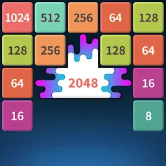 Взломанная 1M - Merge Number Block Puzzle  [МОД Меню] - последняя версия apk на Андроид