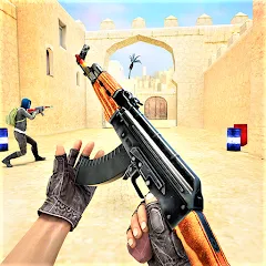 Скачать взломанную Commando Gun Shooting Games  [МОД Все открыто] - последняя версия apk на Андроид