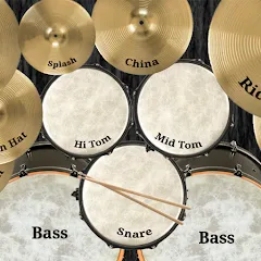 Скачать взлом Drum kit (Drums) free  [МОД Unlocked] - стабильная версия apk на Андроид