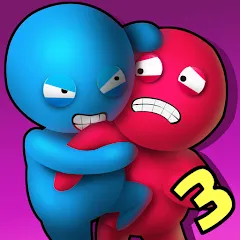 Скачать взломанную Noodleman Party: Fight Games (Нудлман Пати)  [МОД Меню] - последняя версия apk на Андроид