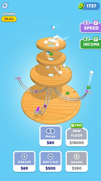 Spinning Balls (Спиннинг Болз)  [МОД Много монет] Screenshot 3