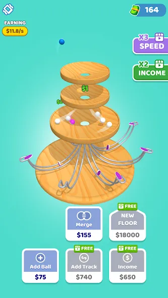 Spinning Balls (Спиннинг Болз)  [МОД Много монет] Screenshot 4