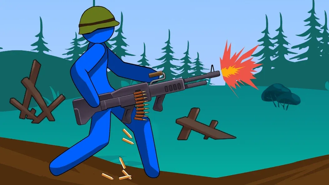 Stickman History Battle (Стикмен История Битва)  [МОД Все открыто] Screenshot 2