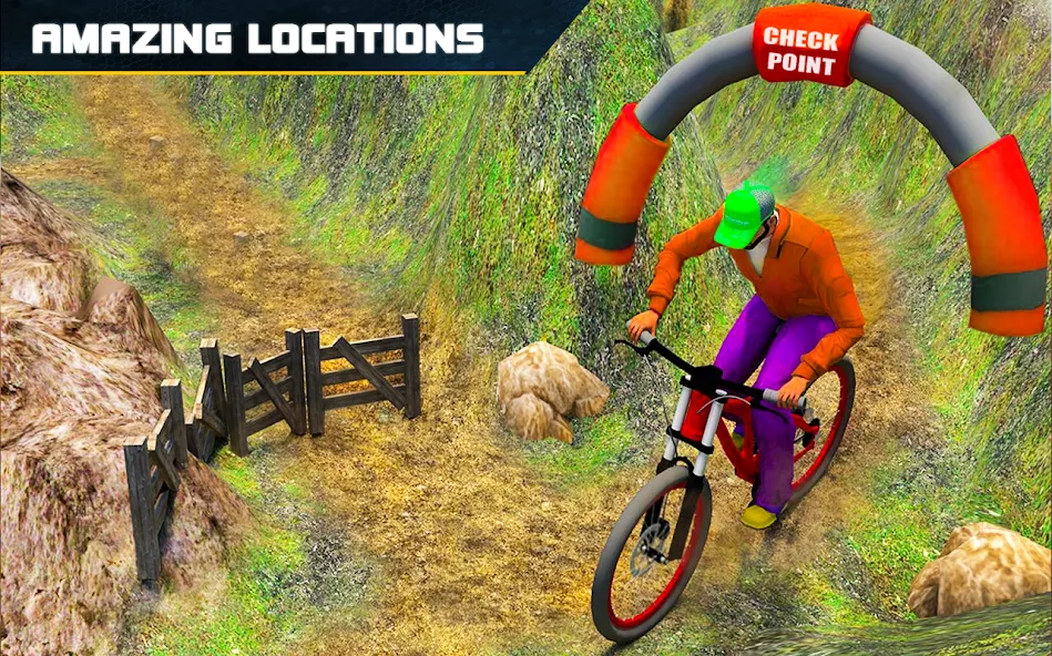 BMX Boy Bike Stunt Rider Game (БМХ)  [МОД Меню] Screenshot 4