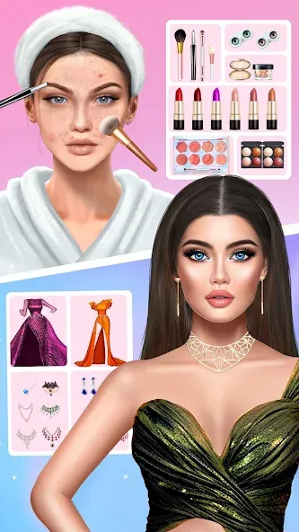 DIY Makeup: Beauty Makeup Game  [МОД Unlocked] Screenshot 1