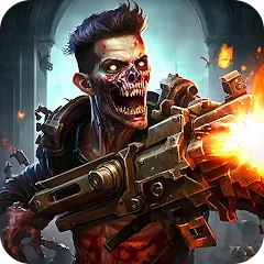 Взломанная Zombie Hunter - Shooting Game (Зомби Хантер)  [МОД Mega Pack] - последняя версия apk на Андроид